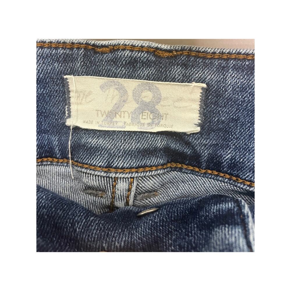 We The Free Double Button Frayed Hem Jeans Women's Size 28 - Picture 4 of 8